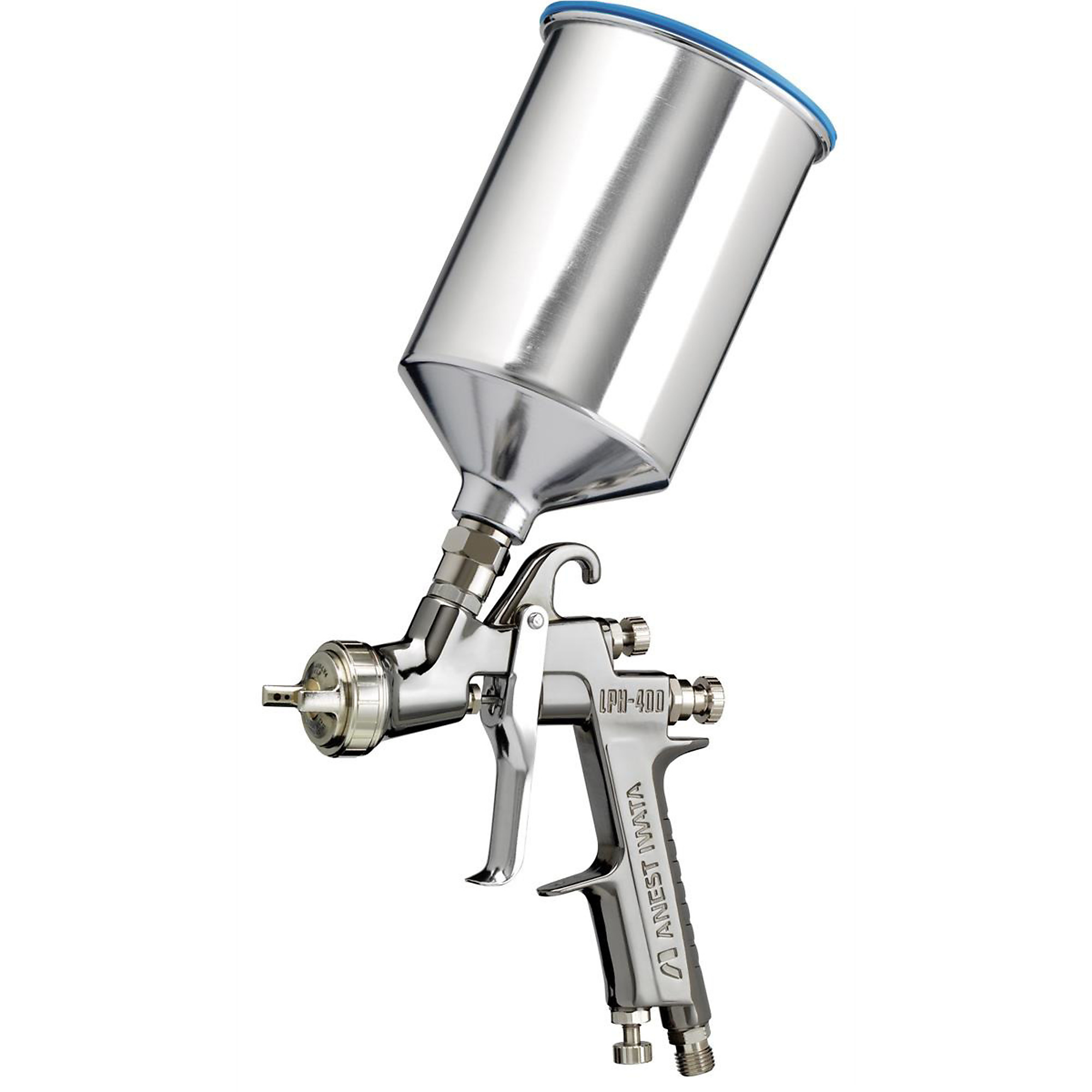 Iwata LV Technology Spray Gun with Cup — 9.5 CFM, Fine Atomization, Model# IWA5552